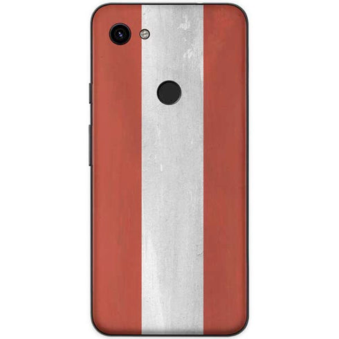 Latvia Flag Distressed Google Pixel 3a Skin